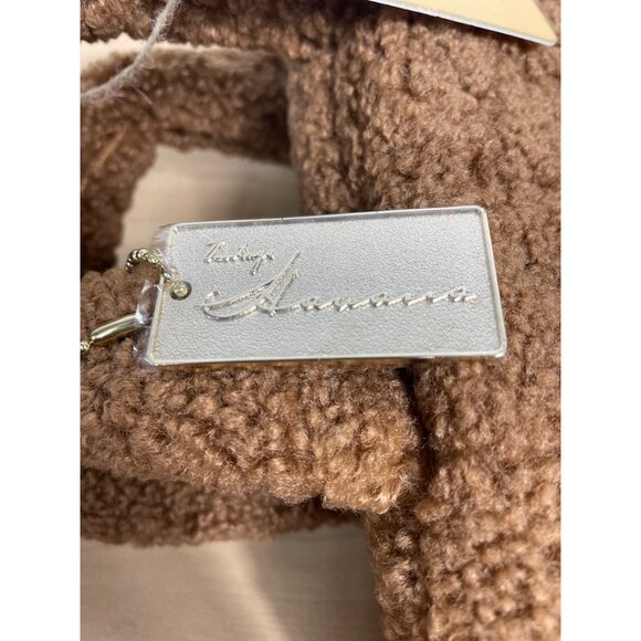 Vintage Havana Brown Fuzzy Women's Small Hand Bag - NWT - Picture 8 of 12